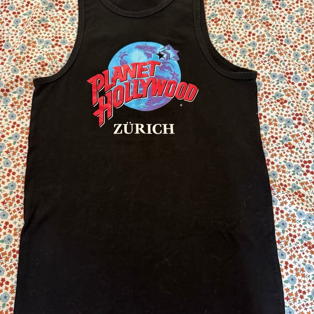 Planet Hollywood Vintage Black Tank - Medium